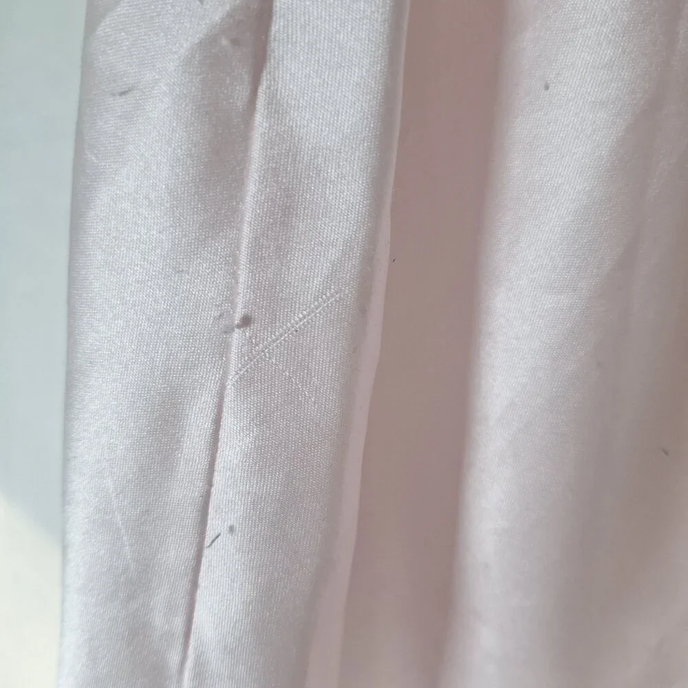 Vintage Etienne pink satin lace slip size medium - Picture 5 of 7